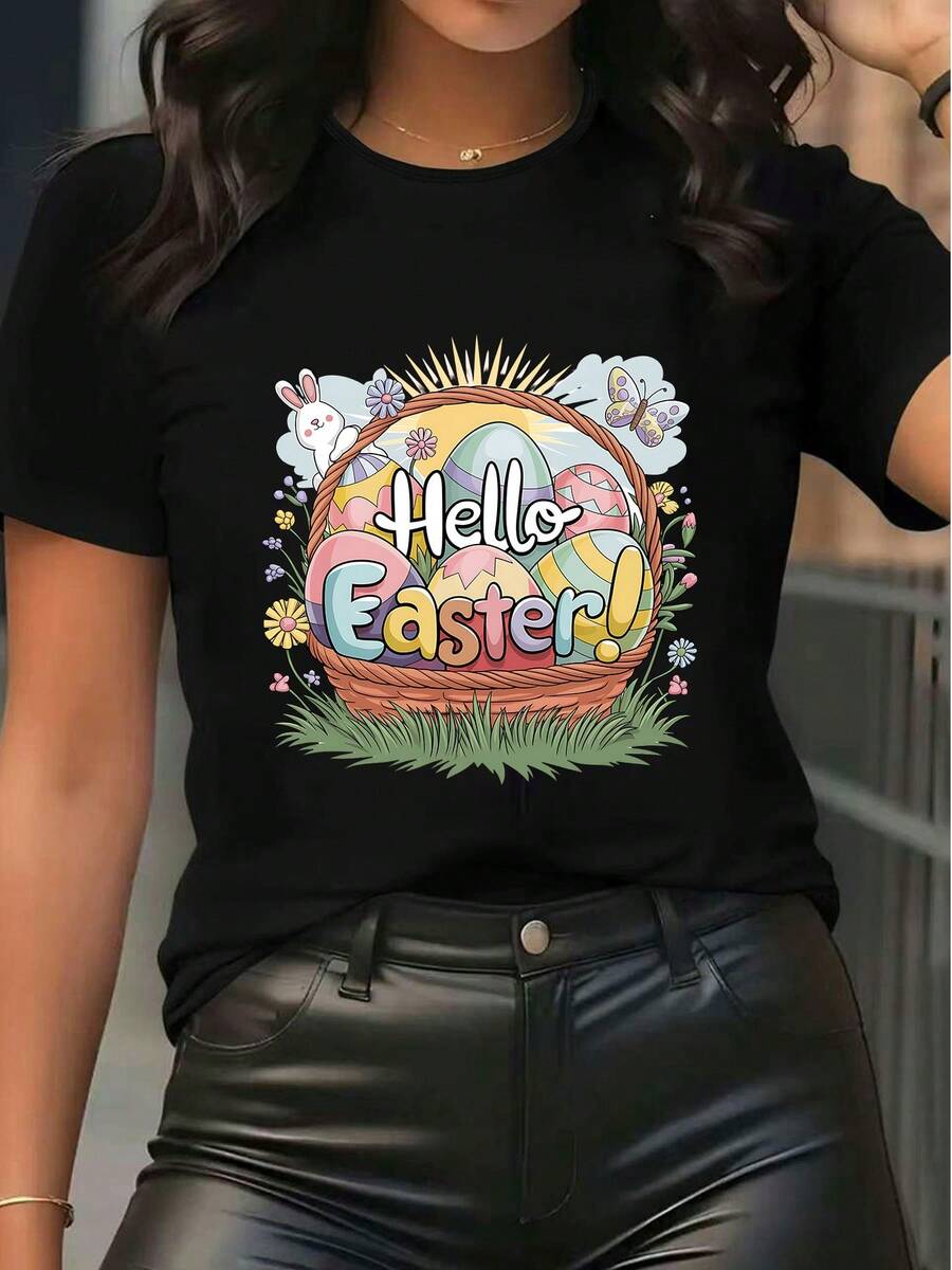 Women T-Shirts - Black - View 1