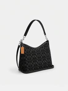 Coach Laurie 31 Classic Small Handbag, Shoulder Bag With Adjustable Strap - Black - View 7