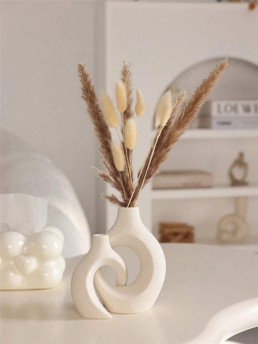 2pcs/Set Bohemian Style Resin Vases, Suitable For Any Style Scene Decoration, Photography Decoration - 1PC - View 1