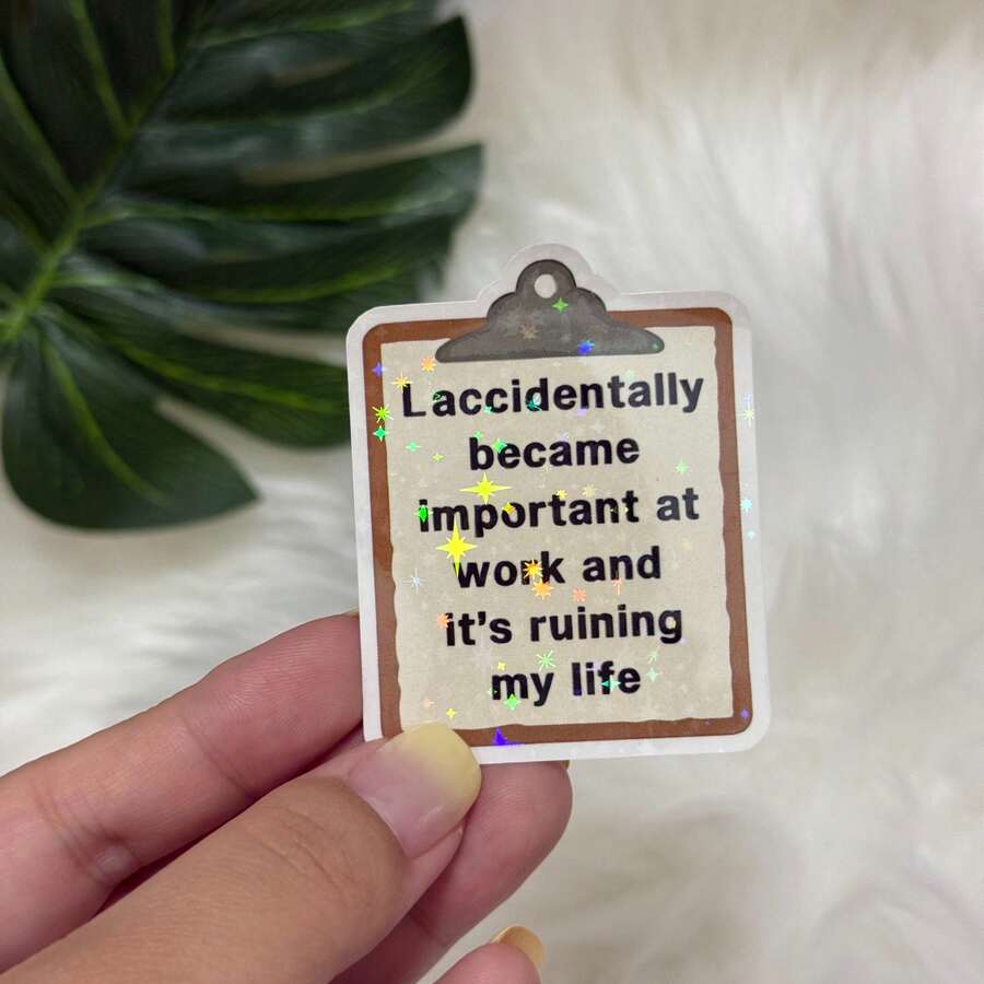 I Accidentally Became Important At Work, But It Ruined My Life - Car Sticker School Supplies - Star Film - View 1