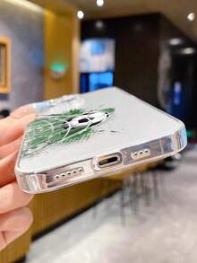 1個 穿孔透明足球彩繪加厚防震彩繪手機殼，適用於 Galaxy A27/A37/A57/A17/A07/S26/S26PLUS/S26 Ultra, Galaxy S25/S25PLUS/S25 Ultra/A16/A36/A26/A56/A50/A12/A32/A52/A72/A51/A21S/A13/A14/S24/S24PLUS/S24Ultra,S22/A52/A53/A54/A55, 適用於 11/12Pro/12/12X/13Pro/14Pro/15Pro/, 適用於 Redmi 10/9/Note9/12c/Note11pro/Note8Pro 防震手機殼 - 彩色 - 查看 6