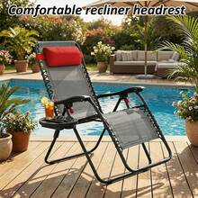 1 pieza Repuesto de reposacabezas para silla de gravedad cero, almohada de soporte de cuello suave universal, correa ajustable, reposacabezas cómodo y transpirable, adecuado para sillas de descanso de ocio al aire libre, sillas de patio y de playa - Multicolor - Ver 16