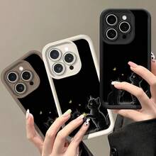 Gatito Carcasa celular de diseño moderno con protección total caídas y rayones, se adapta perfectamente a todos los modelos  desde X hasta la serie 17, variedades  gama A, y S, celulares  serie G y E, dispositivos  y Redmi Note, además de Infinix GT 20 Pro y Note 40 Pro. Material ligero y cómodo al tacto, resistente al desgaste, accesorio práctico y estético para uso personal diario y protección segura del teléfonoóvil - Multicolor 2 - Ver 2