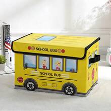 Toy Storage Box Car-Shaped Foldable Storage Bin Storage Box Children's Non-Woven Fabric Storage Box - Multicolor - View 11