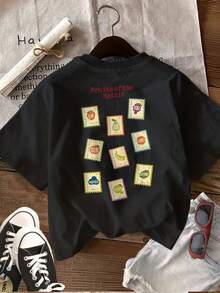 Women T-Shirts - Black - View 2