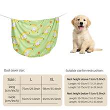Ice Silk Pet Bed Cover - Removable & Washable - Stain-Resistant & Bite-Resistant - Cute Cartoon Pattern - Multiple Sizes - Suitable For Puppies, Kittens And Small Dogs - XL - View 8
