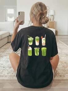 Women T-Shirts - Black - View 2