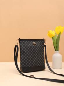 Daily Shopping Retro Print Shoulder Crossbody Bucket Bag Versatile - Multicolor - View 3