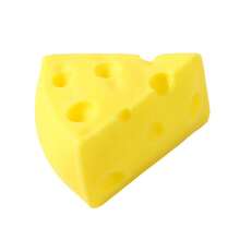 1 pieza Juguete de simulación de pastel de queso, rebanada triangular con agujeros realistas y textura de estiramiento, regalo de cumpleaños/decoración de escritorio/accesorio para fotos/ayuda para dormir ASMR/todas las estaciones - Multicolor - Ver 6