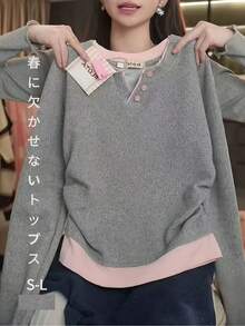 Women Blouses & Shirts - Grey - View 2
