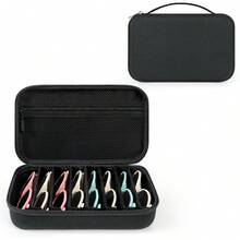 Euuztu Travel Sunglass Organizer, Hard, Portable Multiple Glasses Storage Women Men - 黑色 - 查看 8