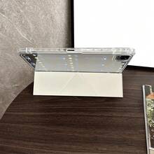 1件紅色花卉蝴蝶結印花透明背板平板保護殼，附筆槽，適用於 iPad 10代 10.9" 2022 智能保護殼/Air 13(M3 2025)/Air 11(M3 2025)/Air 11(M3 2025)/11(A16 2025)/適用於 Galaxy Tab S10+/S9/A9，適用於小米 5/5PR/6/6PRO/7/7PRO，適用於 Oppo Pad，適用於華為 Matepad，適用於榮耀 Pad - 彩色 - 查看 3