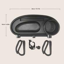 1pc Anti-Slip Stable Wrap-Around Stroller Tray, Handlebar Cup Holder & Snack Tray, Universal Baby Stroller Dining Board - Multicolor - View 2
