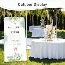Roll Up Banners8 Pcs X Banner Stand Adjustable Fit 23 X 63 To 32 X 78 Inch X Frame Banner Stand For Stores Tradeshow Restaurant Event Birthday Party Outdoor Activities Booth Display - Gray - View 5