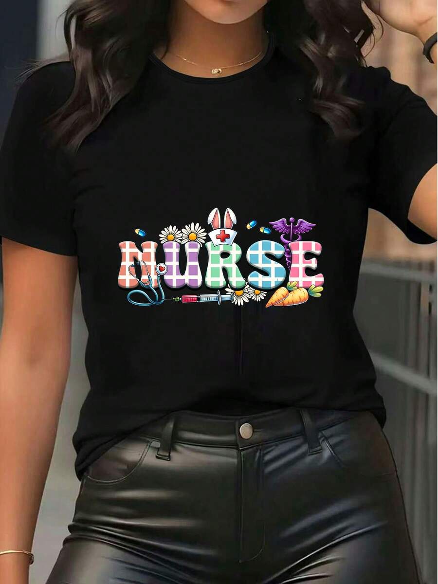 Women T-Shirts - Black - View 1