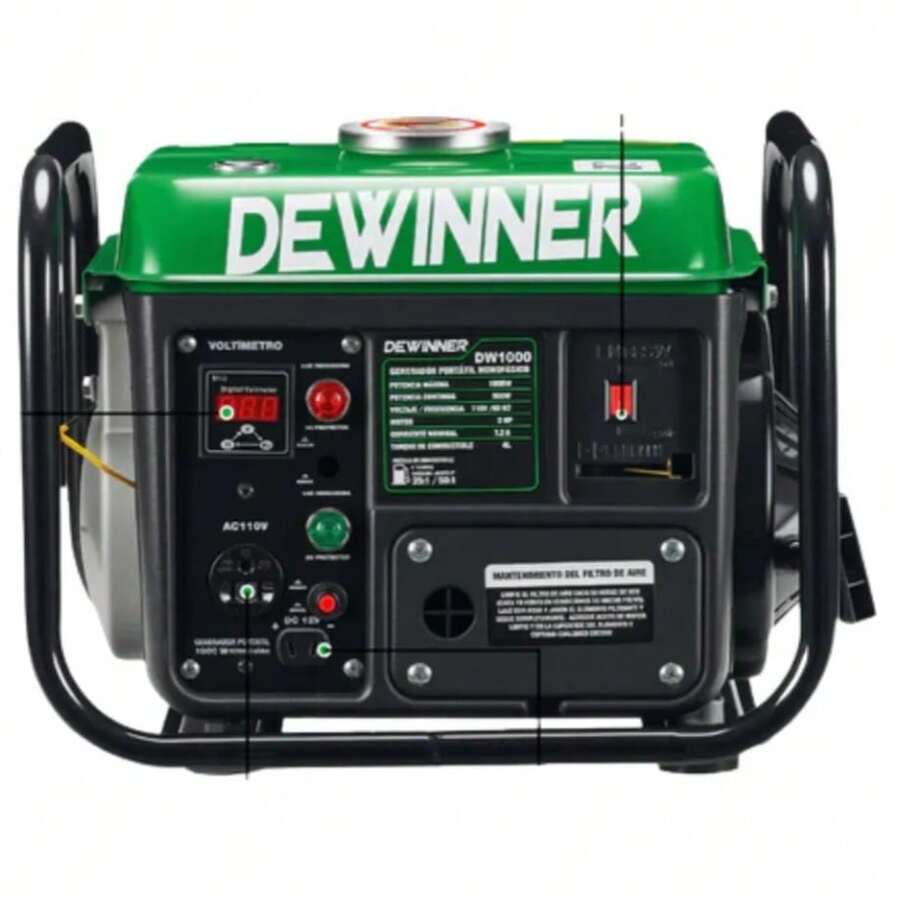 Dewinner DW1000 Electric Generator - US A Type Plug(110-127V) - View 1