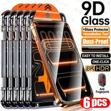 ZYONS 6pcs 8K HD Privacy Tempered Glass Screen Protector, Full Coverage, Compatible With IPhone 17 Pro Max/17 Pro/17 Air/17/16 Pro/16 Pro Max/15 Pro/15/14 Pro/14 Pro Max/13/13 Pro/12 Pro/12/11/Plus, Anti-Fingerprint, Dynamic Island Compatible, Easy Installation, 9H+ Hardness Scratch-Resistant Protection, Comes With Alignment Magic Box, Auto-Alignment Auto-Dust Removal, Privacy Protection Anti-Peeping Anti-Spy, Phone Protector, Screen Protector, Phone Case Friendly - Black - View 38