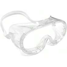 AntiFog Protective Safety Goggles Clear Lens WideVision Adjustable Splash Eye Protection Soft Lightweight Eyewear - 1 - View 1