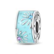 1pc S925 Sterling Silver Creative Theme Beads, Original Coffee Cup, Star, Moon And Cross Design. This Rhinestone Enamel Pendant Is Suitable For Bracelets And Necklaces, A Versatile Accessory That Can Be Used To Create Unique Personalized Jewelry, Showcase Your Personal Style, And Meet DIY And Daily Wear Needs. - Multicolor - View 17