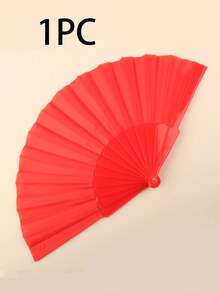 1个波点图案手持折叠扇，轻巧可折叠，适合夏季日常使用。可作为海滩场景和日常穿搭的精美摄影道具，也是一款时尚的降温配件。 - 多色 - 查看 16