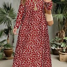 Women Midi Dresses - Multicolor - View 9