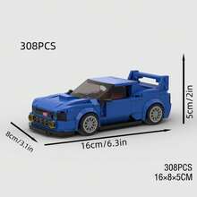 MOC Super Racing Car Building Block Model Toy Set, Creative Toy, Children's DIY Assembleable Car Model Kit, City Tech Champion Cup Series, Suitable As Birthday, Halloween, Christmas Gift, As Well As Collection And Home Decor - Model - View 5