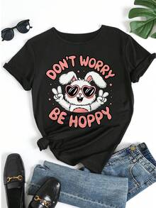 Women T-Shirts - Black - View 5