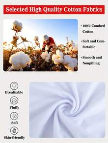 TT165 Men's Simple Casual Multifunctional Horse Pattern100%Cotton Short Sleeve T Shirt - 白色 - 查看 6