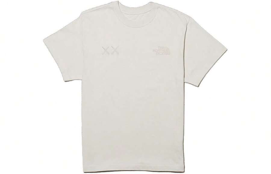 KAWS X THE NORTH FACE T-Shirt Gray White - màu trắng xám - Xem 1