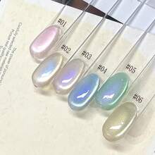 MIANEL GEL 10ml 2026新款「蛟魚類」貓眼凝膠指甲油－夏季冰透保濕亮澤閃耀貓眼效果 UV光固化 - 彩色 - 查看 6