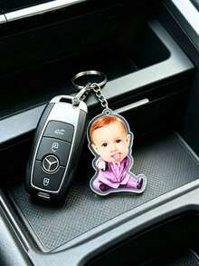 Customized Baby Photo Keychains And Personalized Acrylic Keychains-Also Precious Keepsakes. They Can Be Hung On Keys, Bags, Strollers, Or Suitcases. - Multicolor - View 9