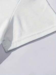 Sports T-Shirt With Letter Print And Loose Fit - 杏色 - 查看 5