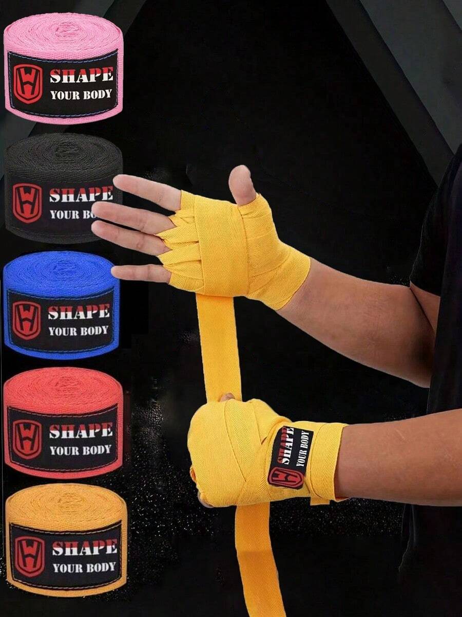2pcs/Set Boxing Hand Wraps, 120 Inch/3.05m Elastic Boxing Hand Wraps Bandages, Suitable For Boxing, Muay Thai Training