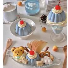 Cetakan Puding Baba Luau Stroberi, Cangkir ABS, untuk Penggunaan di Rumah, dengan Tutup, Buatan Tangan, Cangkir Mousse/Jelly Khusus Yogurt Beku Kering - MultiWarna - View 10