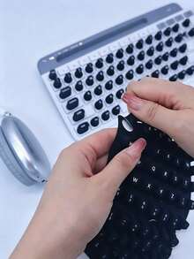 1 Set Tutup Tombol untuk Keyboard Mekanik/Keyboard Standar, Cocok untuk Alat Ketik Kuku Panjang, Stiker Ketik Seni Kuku, Stiker Tutup Tombol Silikon Transparan 3D, Perangkat Ketik Seni Kuku, Melindungi Kuku Panjang, Tutup Tombol Silikon, Stiker Keyboard, Film Keyboard Seni Kuku Universal, Cocok untuk Laptop, Komputer Desktop dan Peralatan Kantor Lainnya untuk Mengetik dan Bermain Game, Keyboard Kecil Laptop - View 9