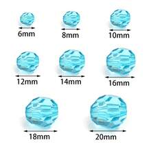 20-200顆 6-20mm 壓克力刻面透明彩色珠子 - DIY 手鍊、項鍊與手工藝珠飾製作套組 - 隨機混色 - 查看 7