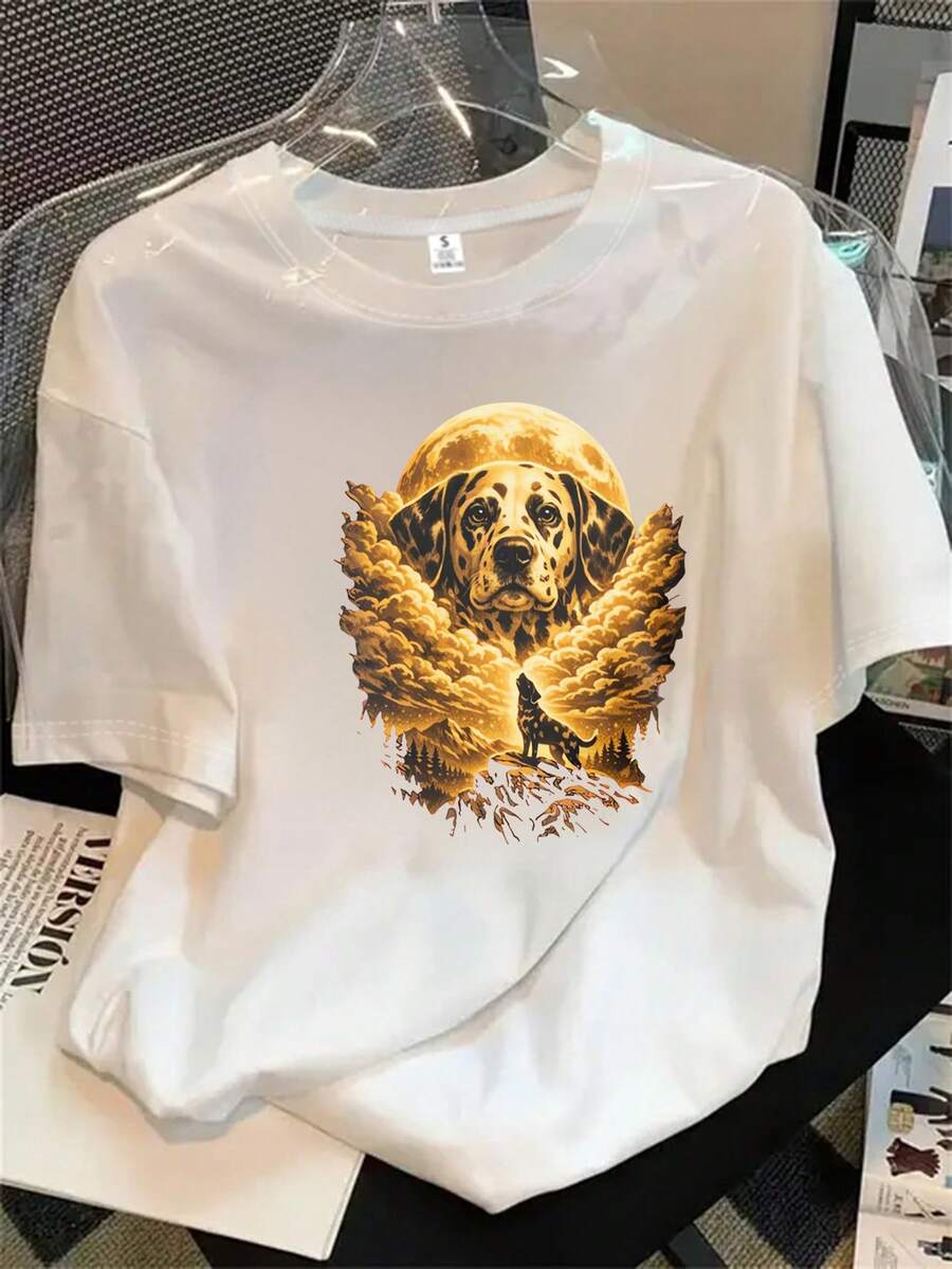 Halloween Graphic T-Shirt - White - View 1