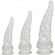 Fierce Horse Plug Anal Adulto, Brinquedo Sexual Unissex, Estimulador Anal Transparente Macio, Massageador de Próstata, Acessório Íntimo com Ventosa Forte, Masturbador Adulto para Ponto G Mãos Livres - Tamanho Único - Visão 2