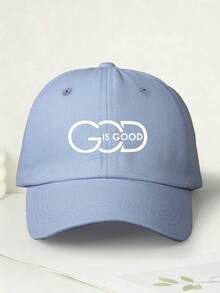 1 buah Topi Baseball Lembut Bergambar Tuhan Itu Baik, Warna Polos, Minimalis, Modis, Lembut, Bernapas, Nyaman, Cocok untuk Musim Semi dan Musim Panas, Pakaian Kerja Sehari-hari, Sekolah, Topi Kristen, Ukuran Dapat Disesuaikan - Tuhan itu baik - View 10