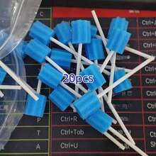 5/50/100入/包 多功能一次性藍色海綿棉棒，口腔清潔、痰液、舌苔、牙刷、旅行牙刷、牙科、牙齒 - 彩色 - 查看 7