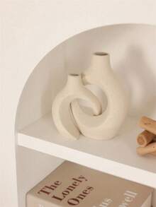 2pcs/Set Bohemian Style Resin Vases, Suitable For Any Style Scene Decoration, Photography Decoration - 1PC - View 2