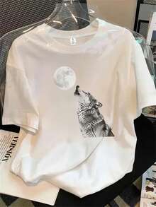 Halloween Graphic T-Shirt - White - View 1