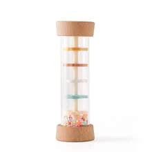 Juguete sonajero calmante para bebés de plástico ABS, simulador de sonido de lluvia multicolor, juguete de estimulación sensorial y entrenamiento de enfoque para bebés, regalo para fiestas de Navidad, Halloween y cumpleaños - Multicolor - Ver 10