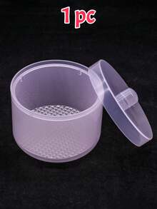 2/1pc Nail Drill Disinfection Box, Nail Polishing Head Cleaning & Disinfection Box (With Filter), Double Layer Filtration Cleaning Box, Nail Storage Box, Nail Brush Cleaning Container - Multicolor - View 14