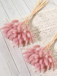Artificial Reed Grass Decor, 17 Inch Reed Flower Decoration, Bulk Tall Artificial Reed Grass, Rabbit Tail Artificial Plant Bohemian Wedding Decor - Coral Pink - View 9