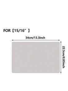 qialeduo 15/16, 15/17 Inch Laptop Keyboard Dust Cloth, High-Density 0.4mm Microfiber Screen Protector, Suitable For Savior/LinkPad Large Screen Laptops, Anti-Scratch Palm Rest Keyboard Liner Cloth - View 6