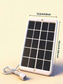 RCL - Solar Panel, 5V USB Interface, Portable Solar Charger, Suitable For Hiking, Camping, Trekking, Mountaineering, Fishing, RV And Other Outdoor Scenarios, Emergency Mobile Outdoor Charging - S--3W - View 2