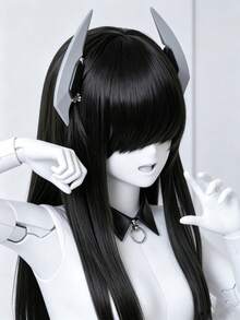 1件裝 動漫 Cosplay 賽博龐克風 多色夾式天使髮夾 髮飾 成人趣味聖誕襪填充禮物 頭飾 派對用 - 彩色 - 查看 8