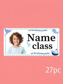 14/27/58pcs Stiker Foto Nama Anak yang Dapat Disesuaikan, Stiker Foto Anak yang Dapat Dikustomisasi, Cocok untuk Sekolah Dasar, Map PR dan Perlengkapan Seni, Stiker Mainan Anak yang Dapat Dikustomisasi, Dot Bayi dan Perlengkapan Penitipan Anak - MultiWarna - View 19
