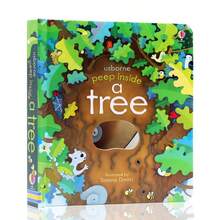 Peep Inside A Tree Board Book, English Original Kids Science Picture Book, Lift-The-Flap Sensory Storybook For Toddler Observation & Early English Learning Back To School - Multicolor - View 8